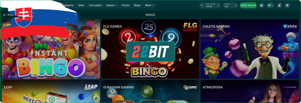 22Bit Kasínové Sloty